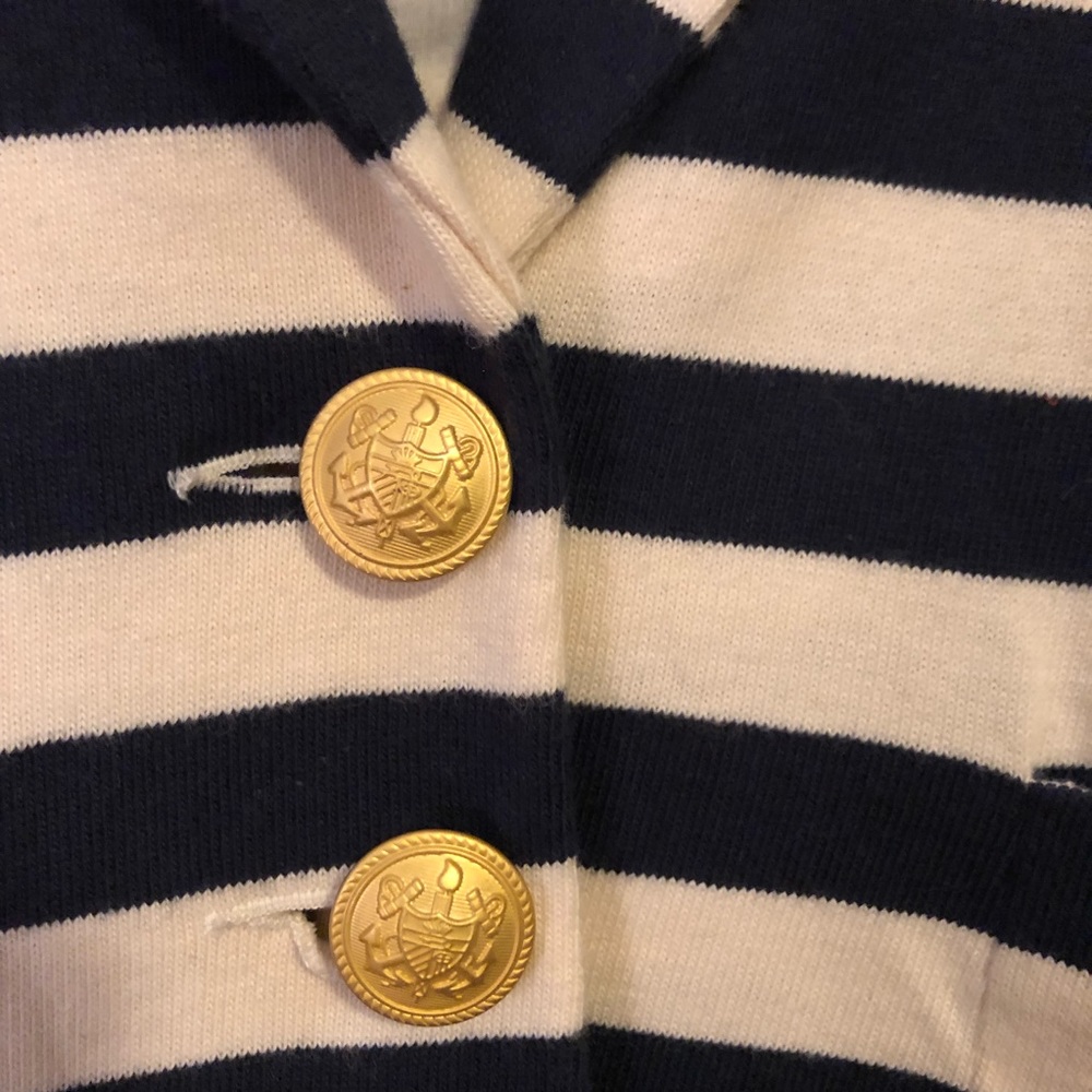 Striped Mango Blazer - Picture 4 of 9